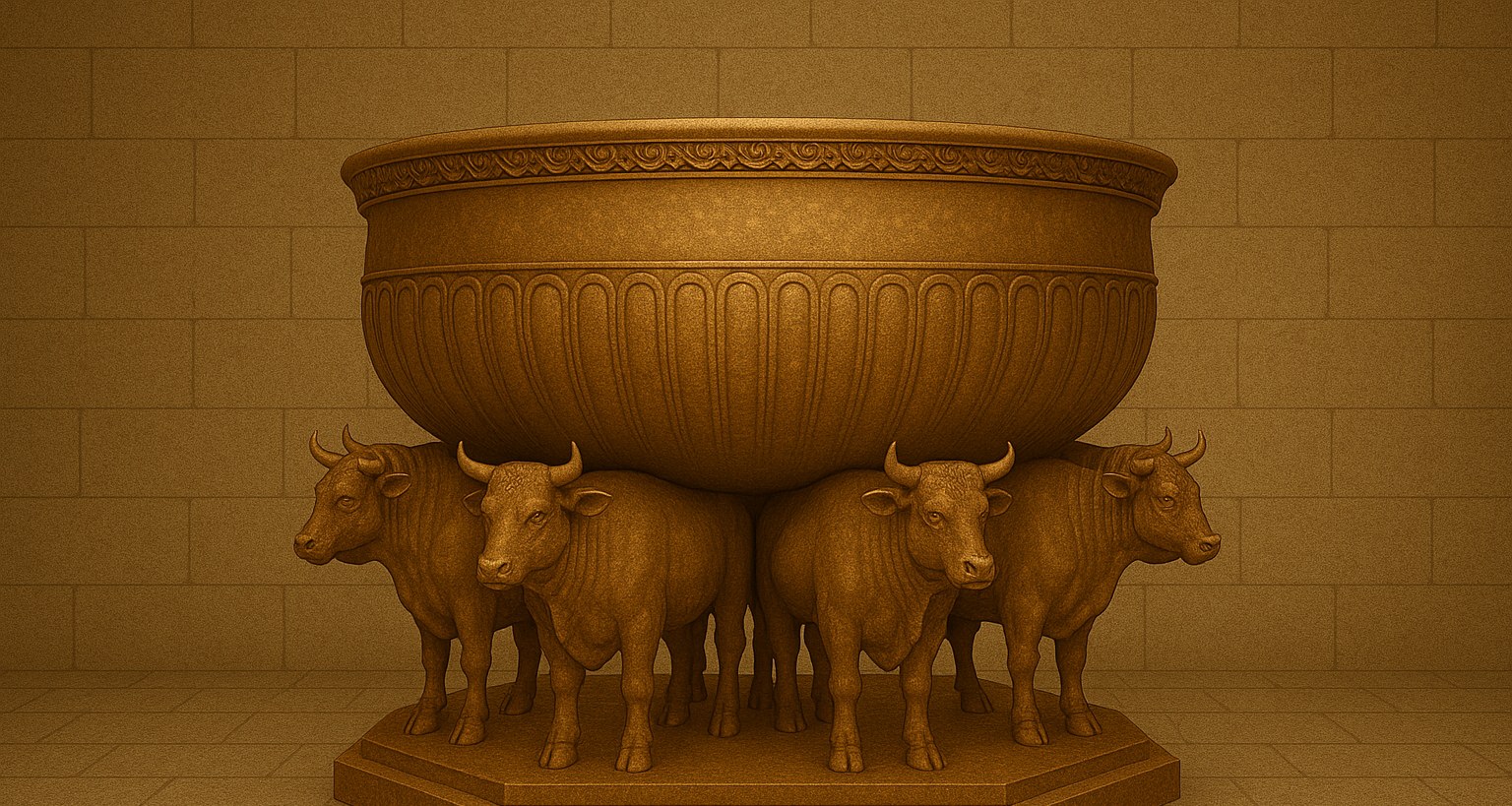 Reconstrucción visual del Mar de bronce